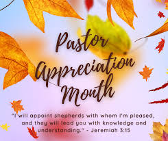 Pastor Appreciation Day/Coffee Hour (10.27.24)